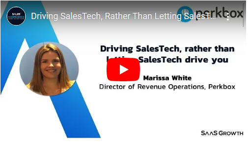 Driving SalesTech, Rather Than Letting SalesTech Drive You